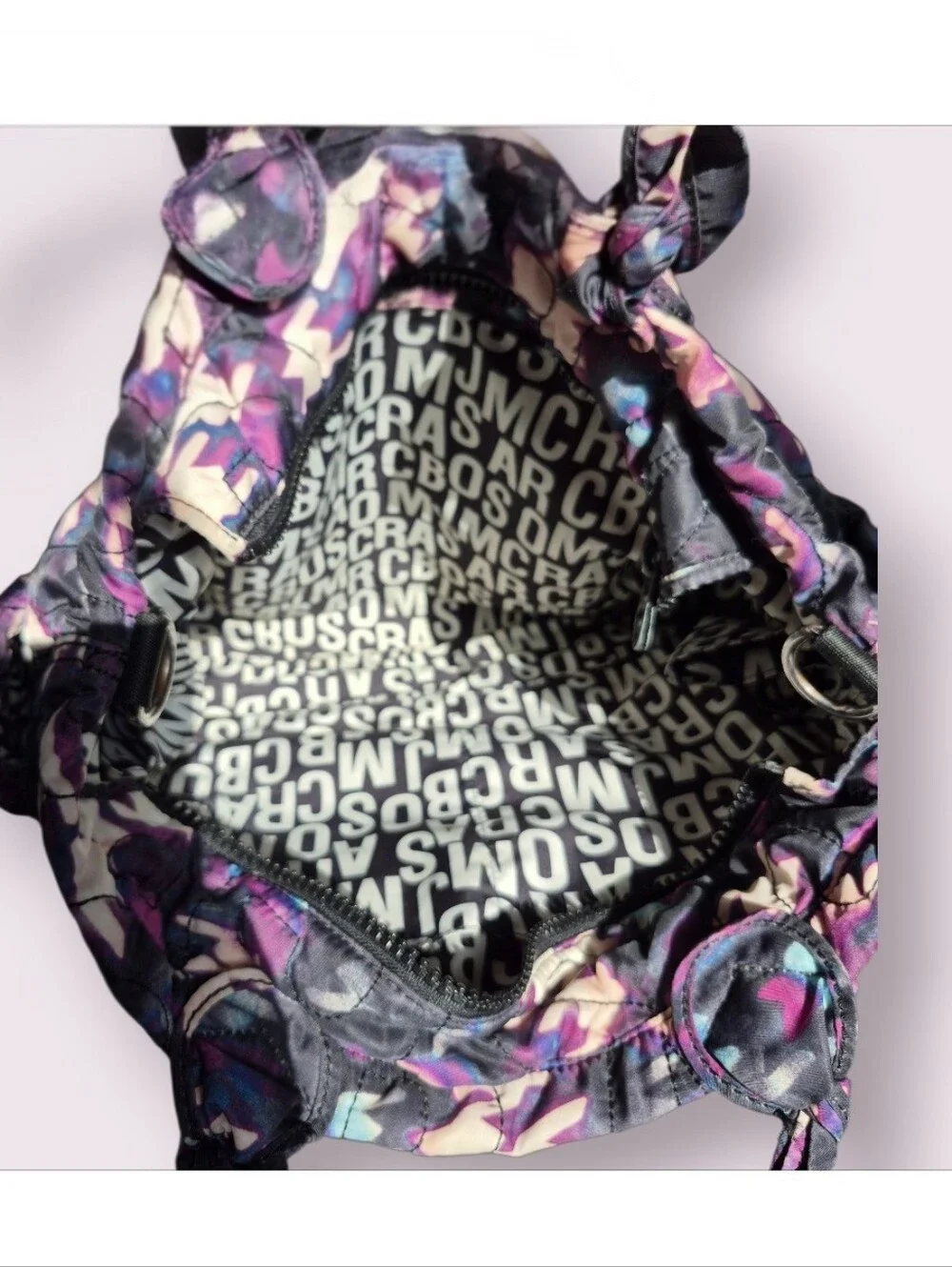 Marc by Marc Jacobs Eliz-A-Baby Printed Nylon Diaper Bag/Eliza Tote Shoulder Bag